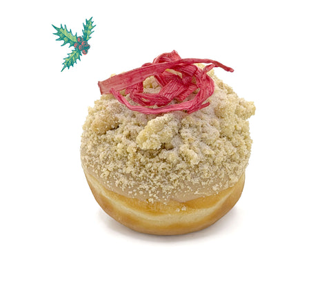 Rhubarb & Custard Crumble